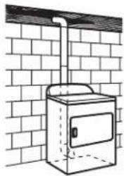 WHIRLPOOL WGD4950HW - Recommended exhaust installations - 2