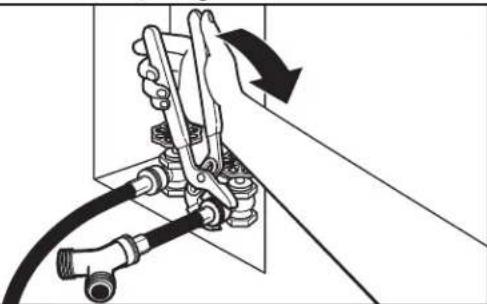 WHIRLPOOL WGD4950HW - Tighten couplings - 1