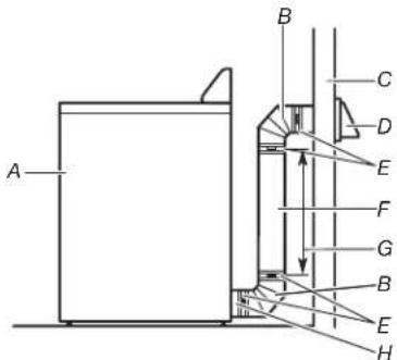 WHIRLPOOL WGD4950HW - Recommended exhaust installations - 1