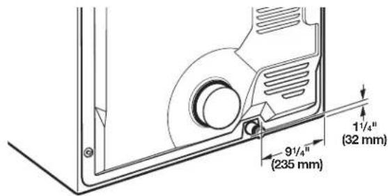 WHIRLPOOL WGD4950HW - Dryer gas pipe - 1