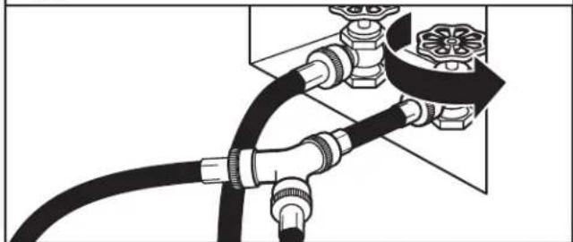 WHIRLPOOL WGD4950HW - Turn on cold water faucet - 1