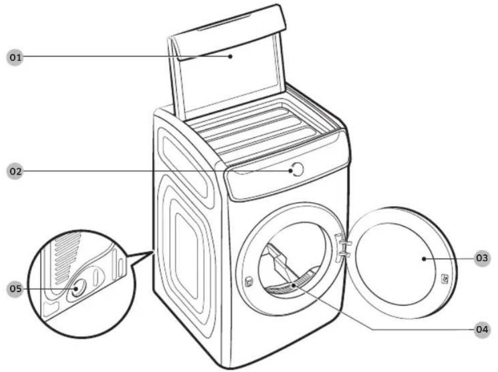 SAMSUNG DVG60A9900V - What's included - 1