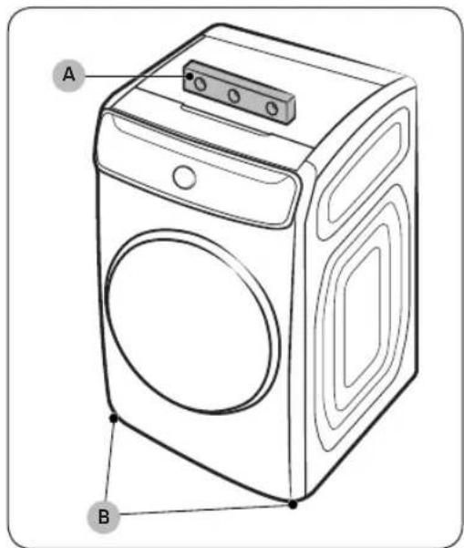 SAMSUNG DVG60A9900V - PASO 5 Nivele la secadora - 1
