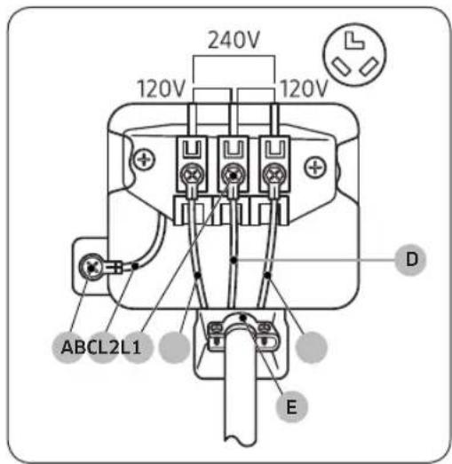 SAMSUNG DVG60A9900V - PASO 3 Conecte el cableado eléctrico (para los modelos eléctricos) - 1