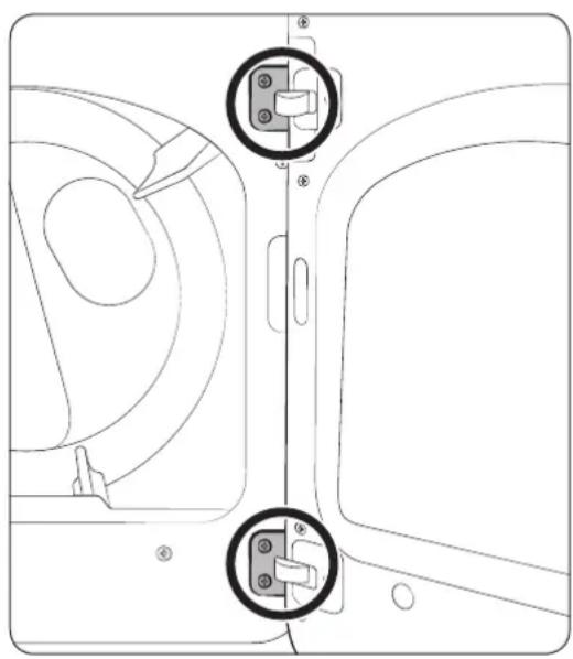 SAMSUNG DVG41A3000W - Switching the door position - 1