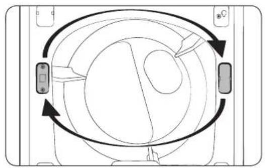 SAMSUNG DVG41A3000W - Changement du sens d'ouverture du hublot - 2