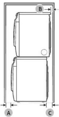 SAMSUNG DVE45B6300W - Installation requirements - 6