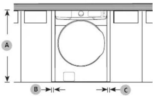 SAMSUNG DVE45B6300W - Requisitos de instalación - 1