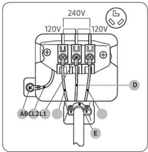 SAMSUNG DVE50A8600V - ÉTAPE 3 Câblage électrique (modèles électriques) - 1