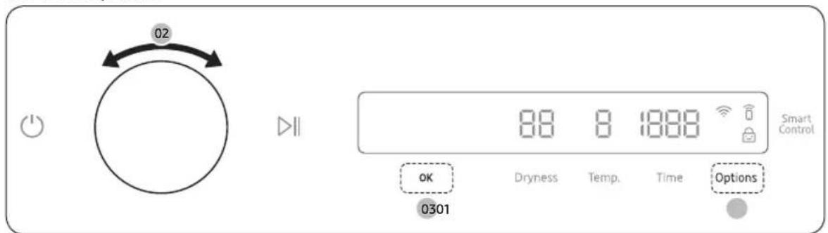 SAMSUNG DVE50A8600V - Opciones - 1