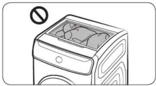 SAMSUNG DVE60A9900V - WARNING - 2
