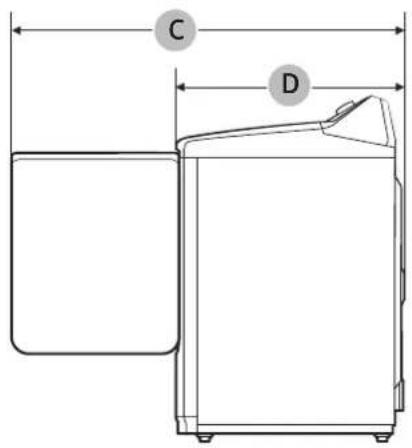 SAMSUNG DVE45T3400P - Installation requirements - 2