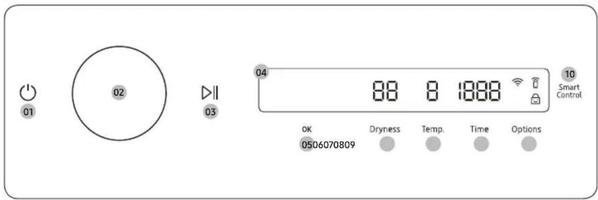 SAMSUNG DVE45A6400W - WARNING - 1