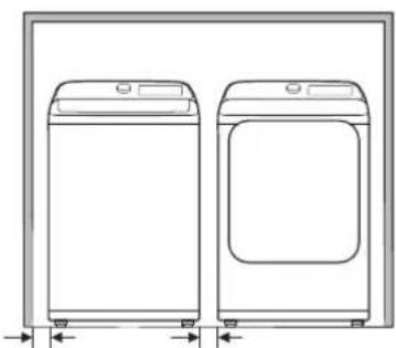 SAMSUNG DVE45T3400V - Requisitos de instalación - 1