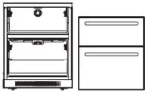 SAMSUNG DVE55A7700V - WARNING: Risk of child entrapment. Before you throw away your old Double Drawer: - 1