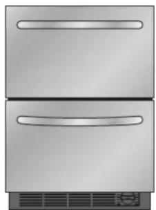 SAMSUNG DVE55A7700V - Refrigerator/Freezer Drawers (with ice maker and water fi Iter): - 1