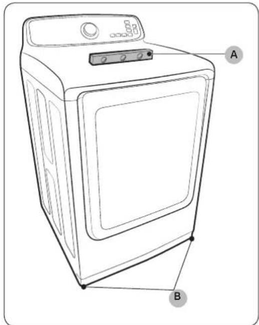 SAMSUNG DVE41A3000W - PASO 4 Nivele la secadora - 1