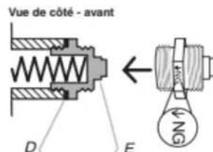 MAYTAG MGR7700LZ - Conversion du détendeur de gaz (du gaz naturel au gaz propane) - 3