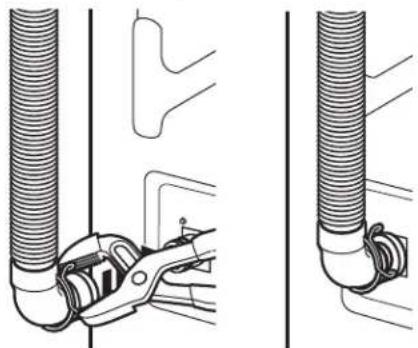 MAYTAG MAT20MNAWW - Remove drain hose from the washer basket - 3