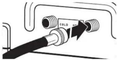 MAYTAG MAT20MNAWW - Connect Inlet Hoses to Washer - 1