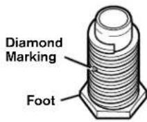 MAYTAG MDG20MNAWW - Screw in leveling legs - 1