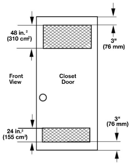MAYTAG MDE20MNBYW - Recessed Area and Closet Installation Instructions - 1