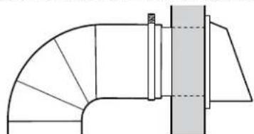 MAYTAG MDE20MNBYW - Raccordement du conduit d'évacuation - 4
