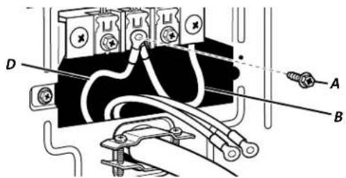 MAYTAG MDE20MNBYW - Use for direct wire or power supply cord where local codes do not permit connecting cabinet-ground conductor to neutral wire. - 2