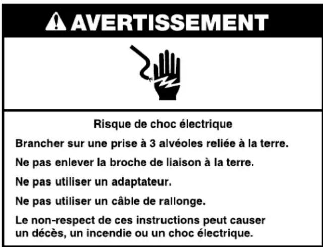 MAYTAG MDE20MNBYW - AVERTISSEMENT - 7