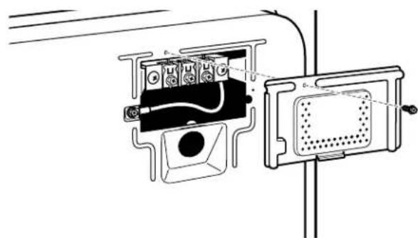 MAYTAG MDE20MNBYW - Remove Terminal Block Cover - 1