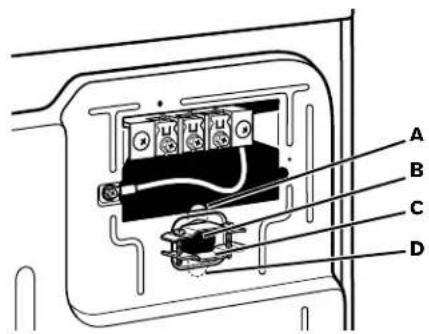 MAYTAG MDE20MNBYW - Power Supply Cord Strain Relief - 1