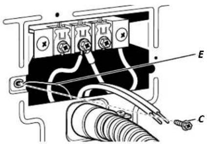 MAYTAG MDE20MNBYW - Connecting Direct Wire Ground - 1