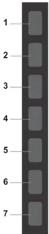 Aluratek ADMPF214FB - Gros plan des commandes du cadre - 2