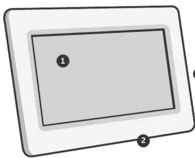 Aluratek AWDMPF8BB - 7" Caracteristiques du cadre - 1