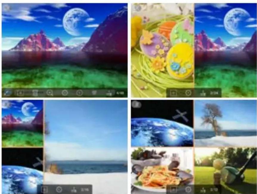 Aluratek AWS215F - Affichage de diaporama multi-images - 1
