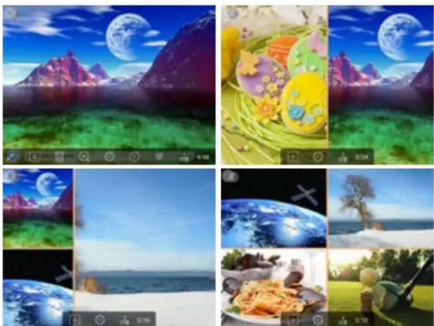 Aluratek AWS09F - Affichage de diaporama multi-images - 1