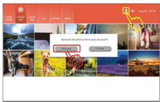 Aluratek ASHDPF08F - Comment supprimer le cadre de l'application eco4life - 1