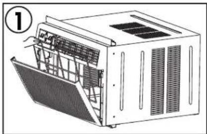 DANBY DAC250EB3WDB - Retrait du chassin de l'armoire - 1