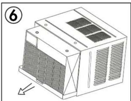 DANBY DAC250EB3WDB - Removing the chassis from the cabinet - 6