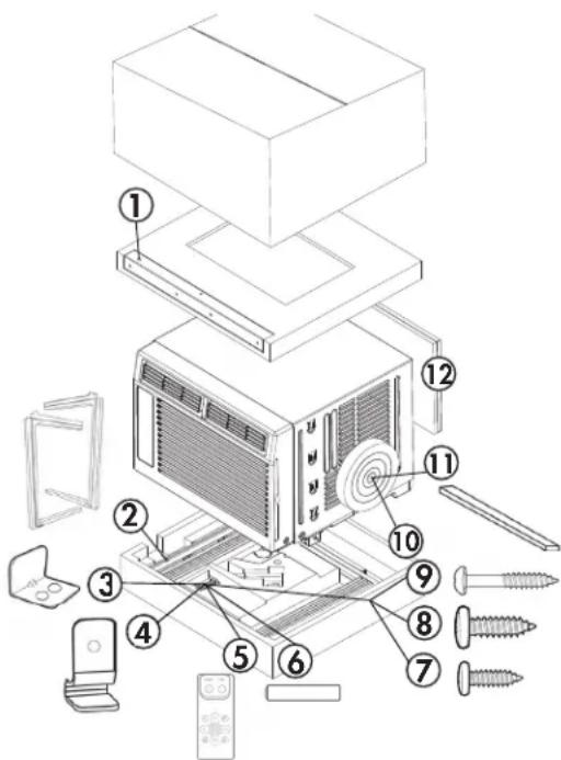 DANBY DAC060EE1WDB - ACCESORIOS INCLUIDOS - 1
