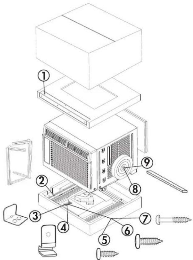 DANBY DAC050ME1WDB - ACCESORIOS INCLUIDOS - 1