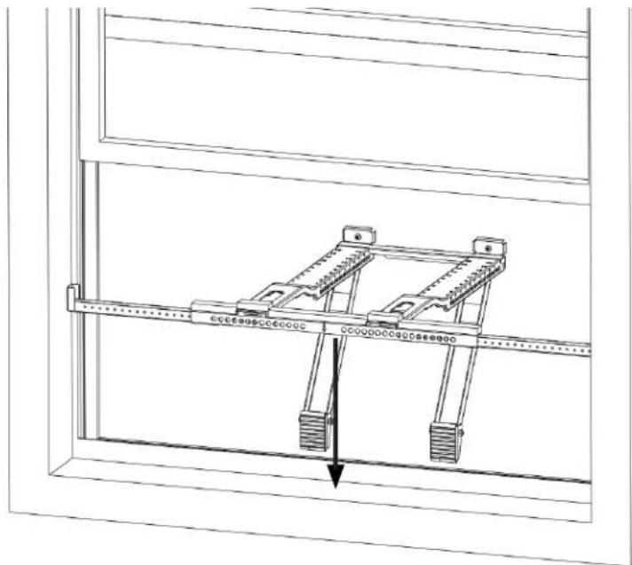 DANBY DAC100B6IWDB6 - INSTALL THE SUPPORT BRACKET - 1