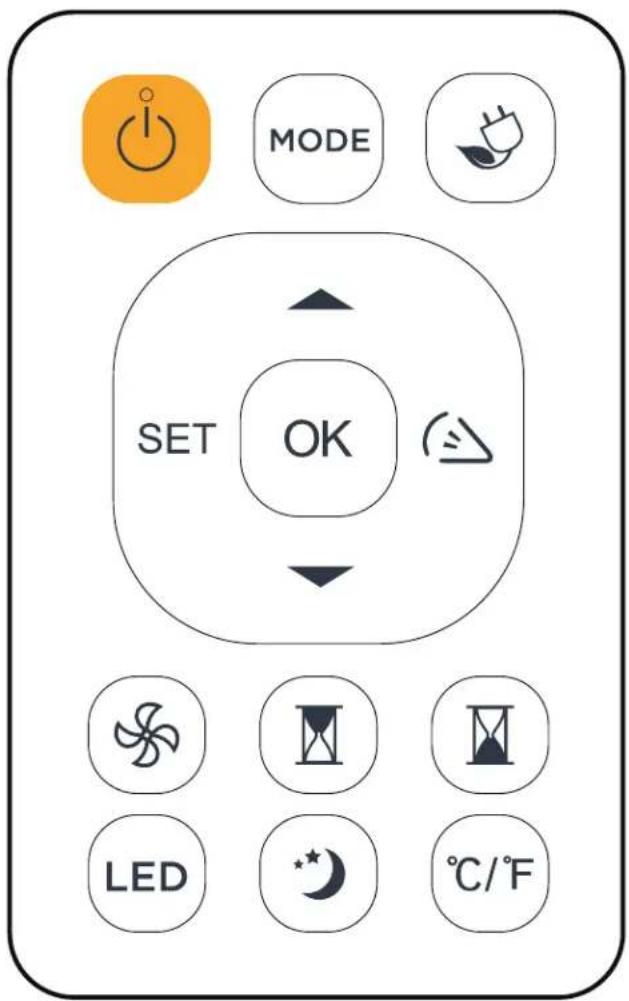 MODE SET OK LED °C/°F