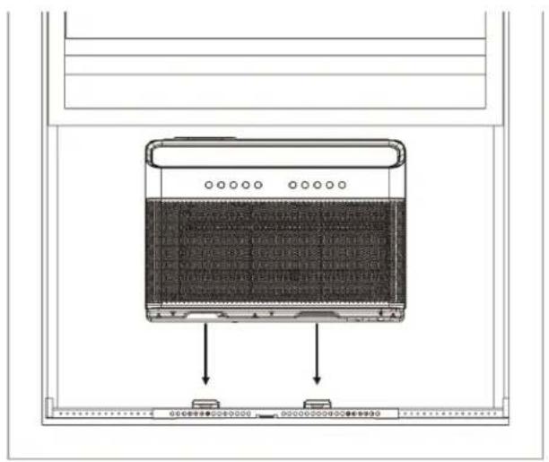 DANBY DAC100B6IWDB6 - Appui de fenêtre en bois Appui de fenêtre recouvert de vinyle - 6