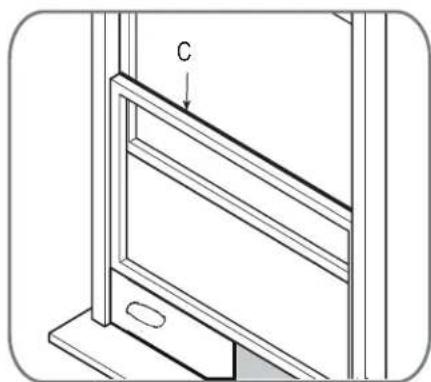 DANBY DPA120B9IWDB6 - Deuxième étape: préparer l'adaptateur d'échappement (pour les applications de fenêtres coulissantes en option) - 7