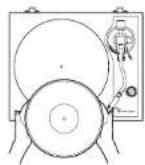 TEAC TN4Dse - Coloque un disco en el plato giradiscos. - 1