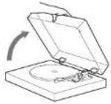 TEAC TN4Dse - Open the dust cover slowly. - 1