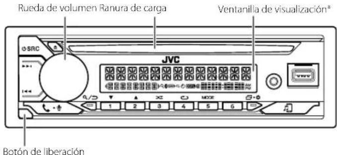 JVC KDT92MBS - Placa frontal - 1