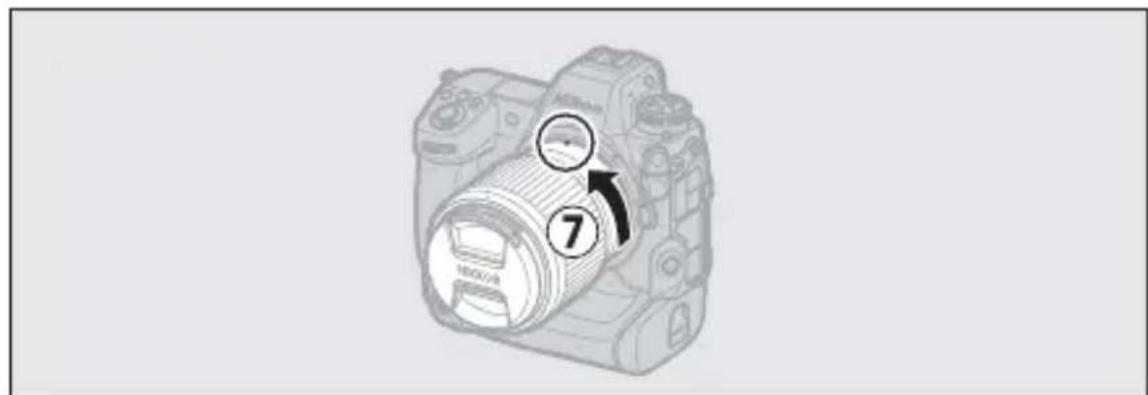 NIKON Z 9 - Fixation d'un objectif - 3