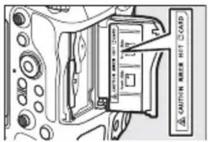 NIKON Z 9 - Avertissement relatif aux températures élevées des cartes mémoire - 1